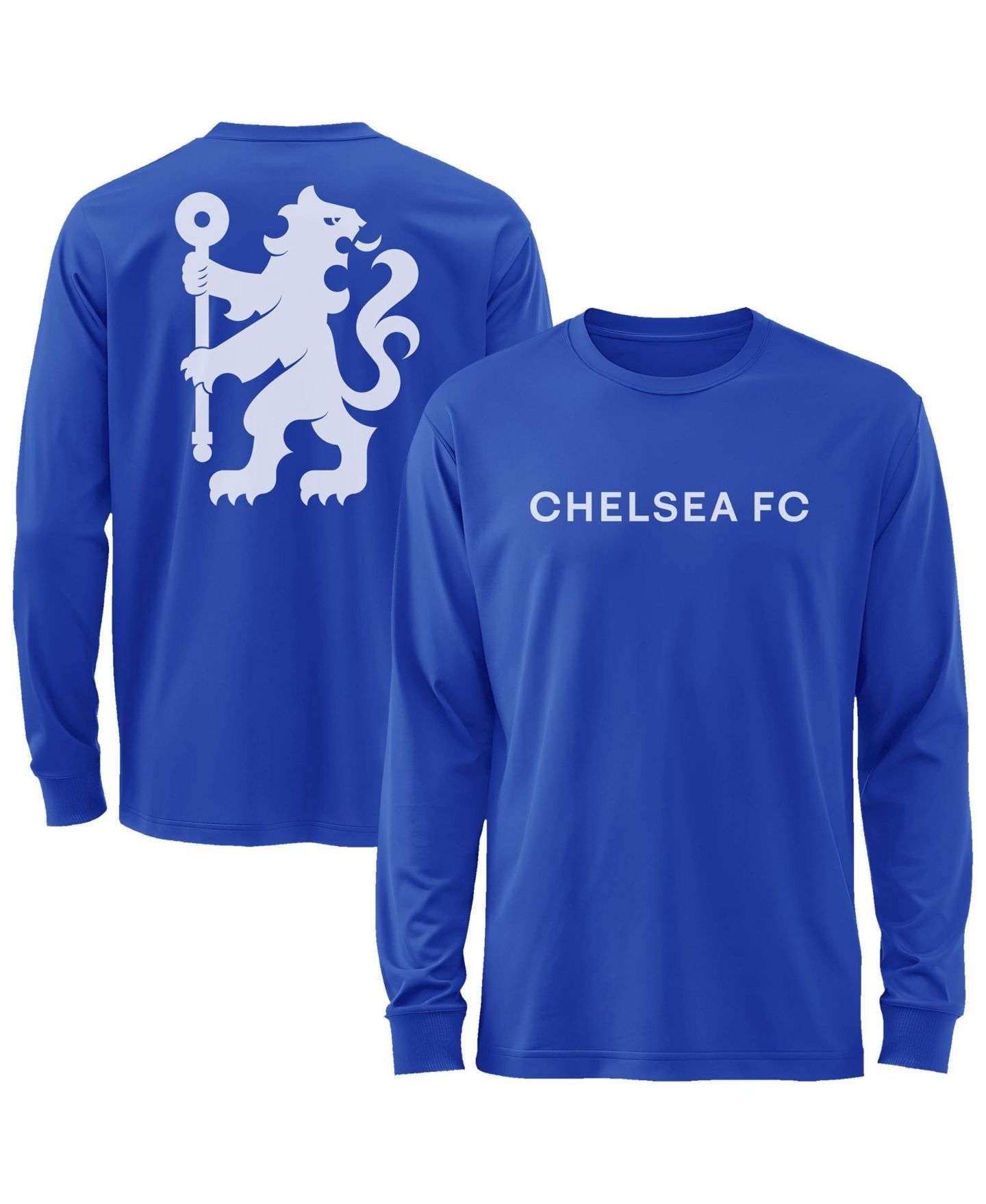 Мужская футболка 1863FC Royal Chelsea Mono Badge Wordmark Long-Sleeve — фото 1