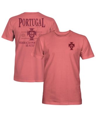 Men's Pink Portugal National Team Two-Tone T-Shirt