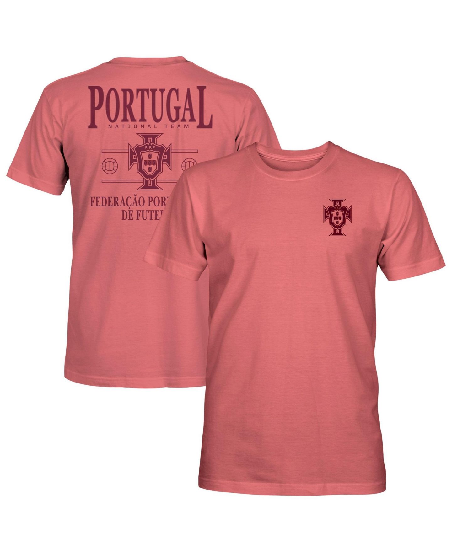Мужская футболка 1863FC Pink Portugal National Team Two-Tone — фото 1