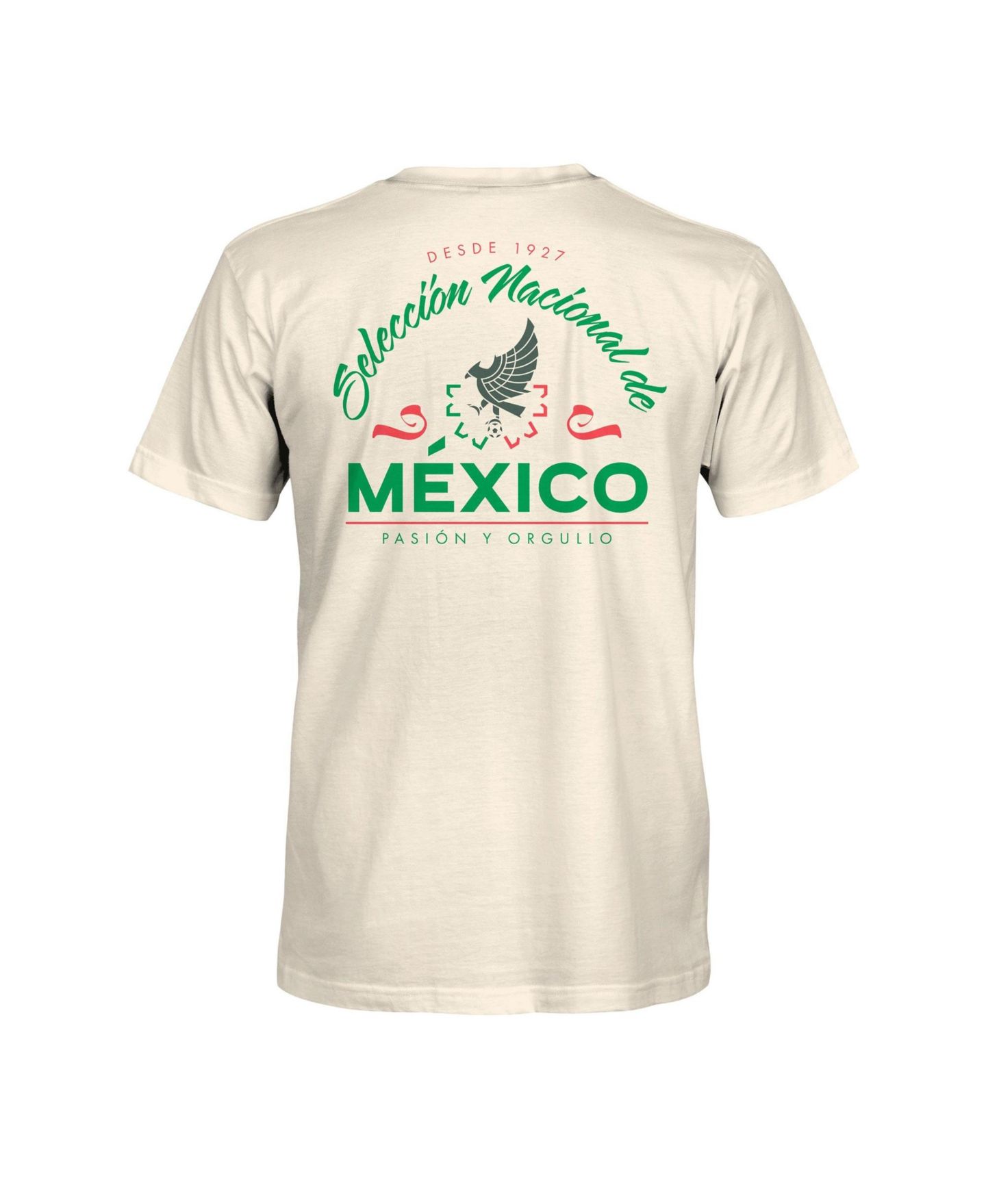 Мужская футболка 1863FC Cream Mexico National Team Flourish — фото 3