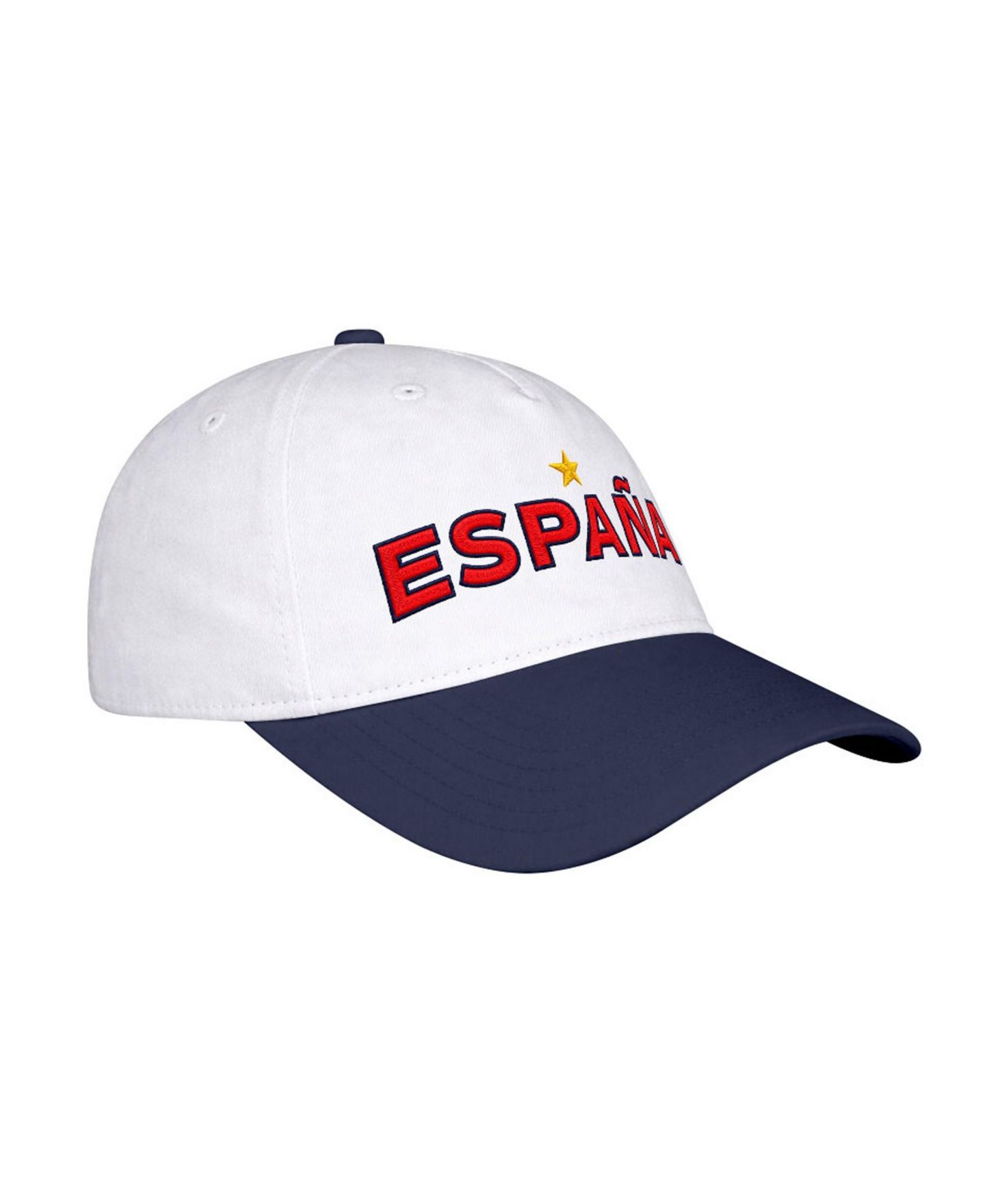 Мужская кепка 1863FC White Spain National Team Wordmark Analog Adjustable Hat — фото 3