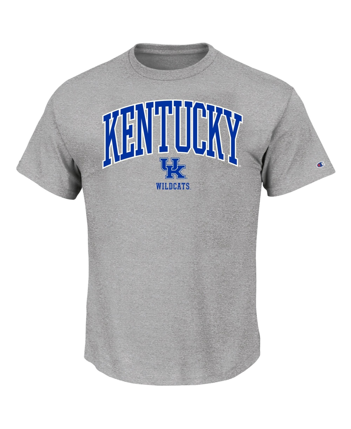 Champion Men's Heather Gray Kentucky Wildcats Champion Big & Tall Team Arch Over Wordmark T-Shirt - Heather Gray
