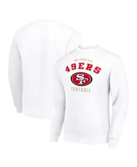 Мужская толстовка Starter White San Francisco 49ers Team Logo Pullover