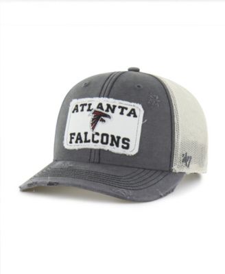 Men's Charcoal Atlanta Falcons Egremont Well-Worn Adjustable Trucker Hat