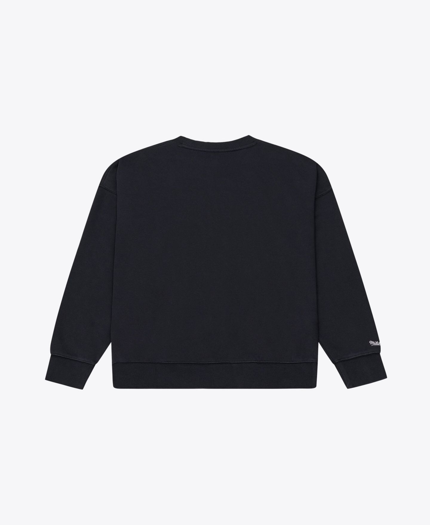 Женская толстовка Mitchell & Ness Black San Francisco 49ers Core Essentials Micro Logo Fleece — фото 2