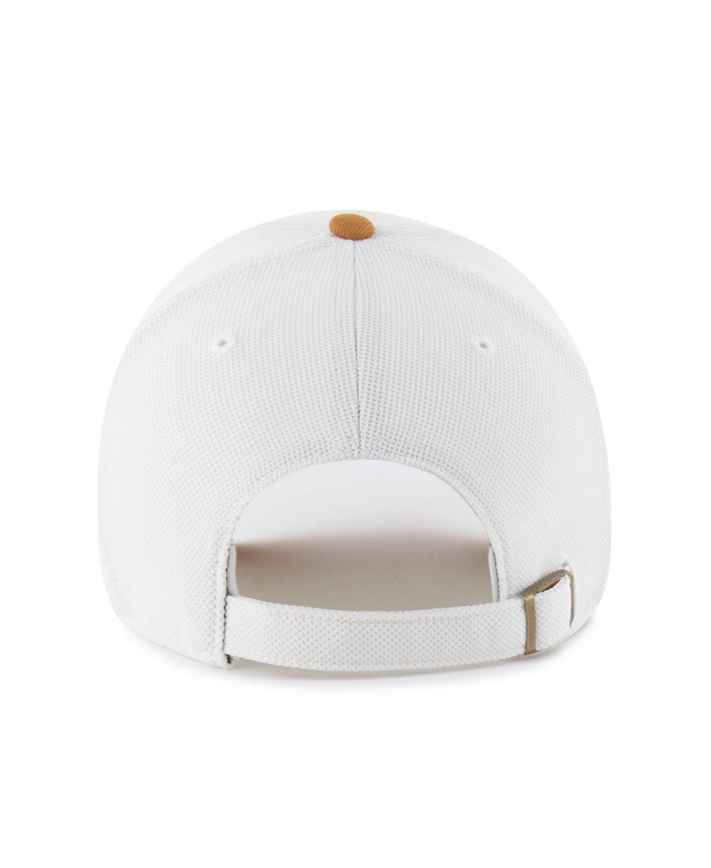 Кепка '47 Brand White/Texas Orange Texas Longhorns Pique Patch Clean Up Adjustable Hat — фото 2
