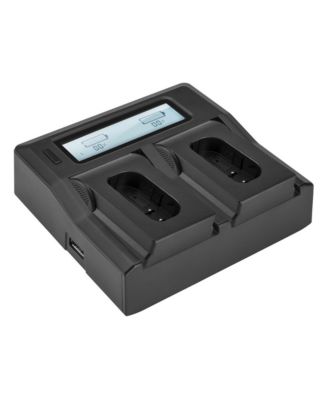 Dual Smart Charger with LCD Screen for Panasonic DMW-BLJ31