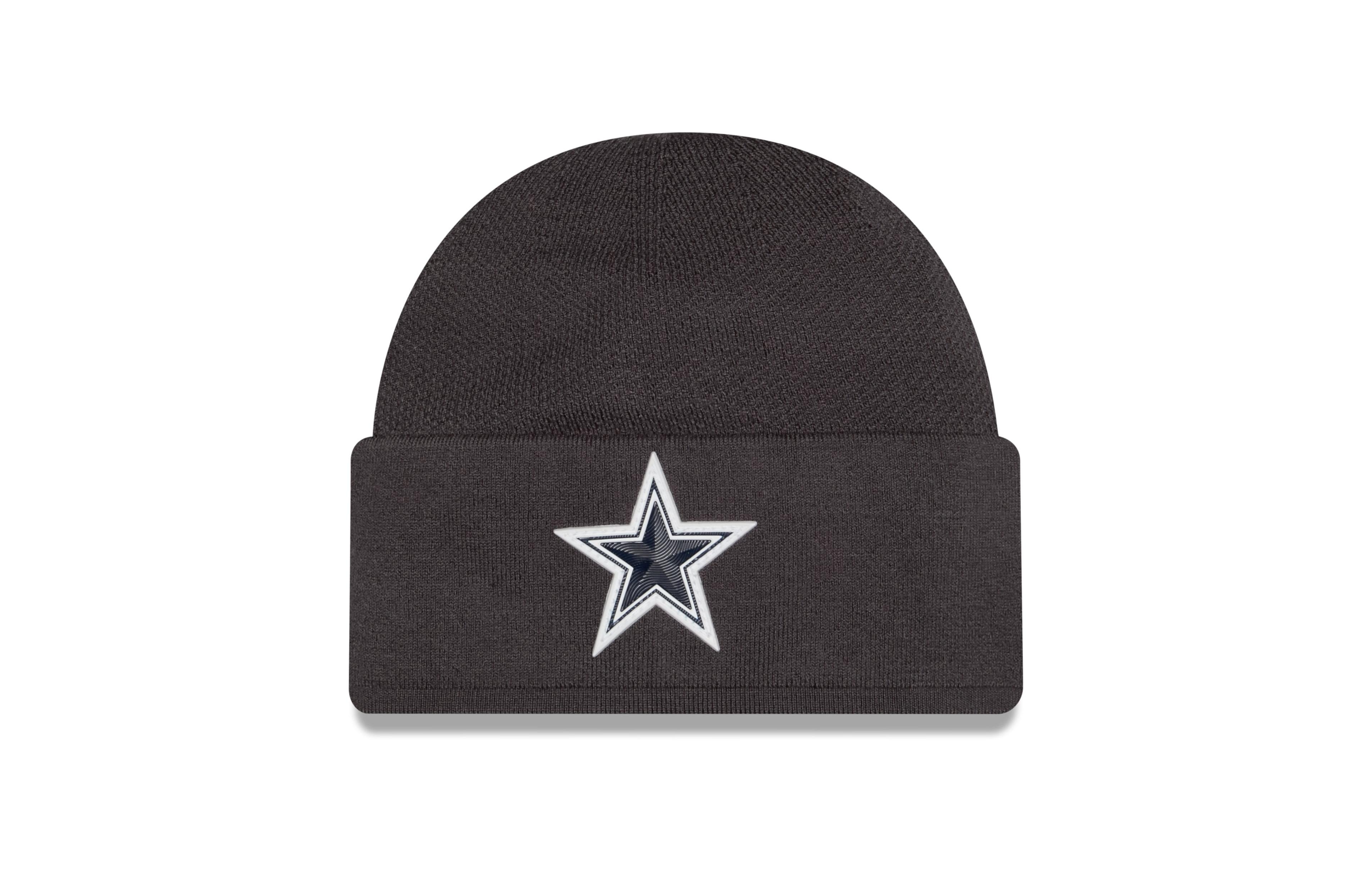 New Era Men's Charcoal Dallas Cowboys 2026 Sideline Cold Weather Skully Knit Hat