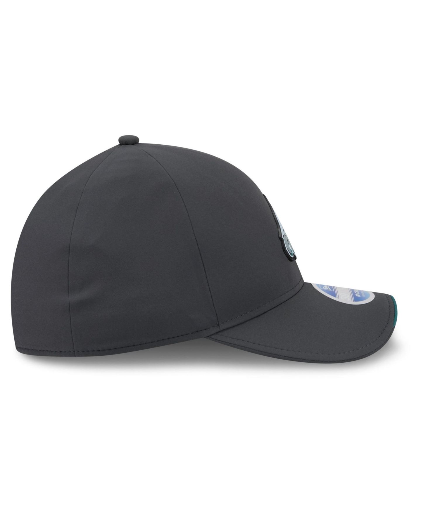 Мужской головной убор New Era Charcoal Philadelphia Eagles 2026 Sideline Cold Weather 39THIRTY M-Crown Stretch Hat — фото 6