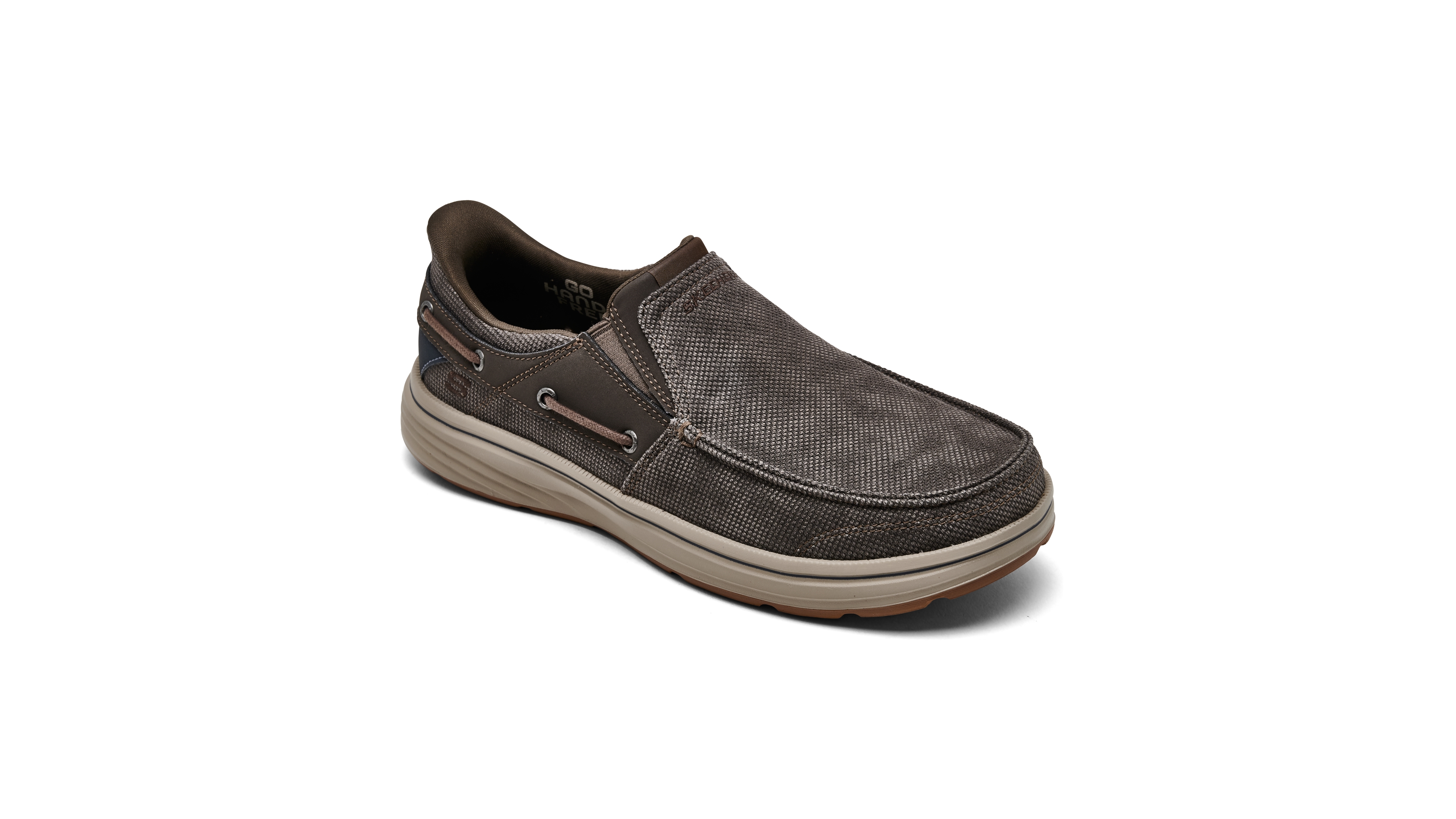 Skechers Men's Slip-in Relaxed Fit: Troutt - Rustic Moc-Toe Casual Sneakers from Finish Line