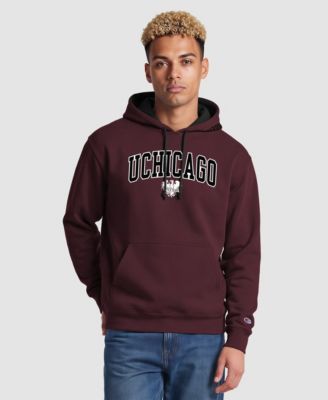 Champion Men's Maroon/Black UChicago Maroons Contrast Hoodie - Macy's