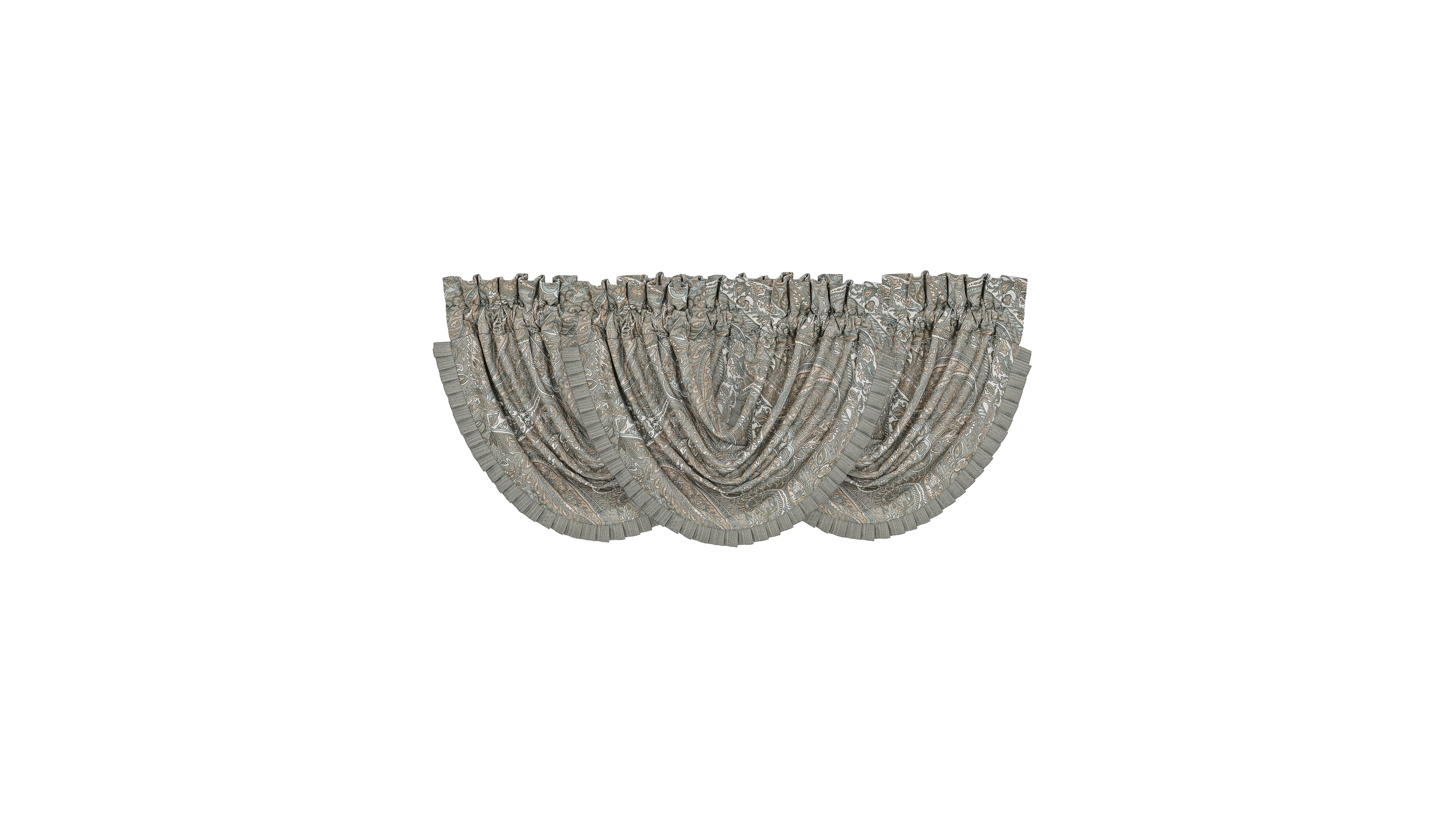 J Queen New York Raine Window Waterfall Valance, 43" x 33"
