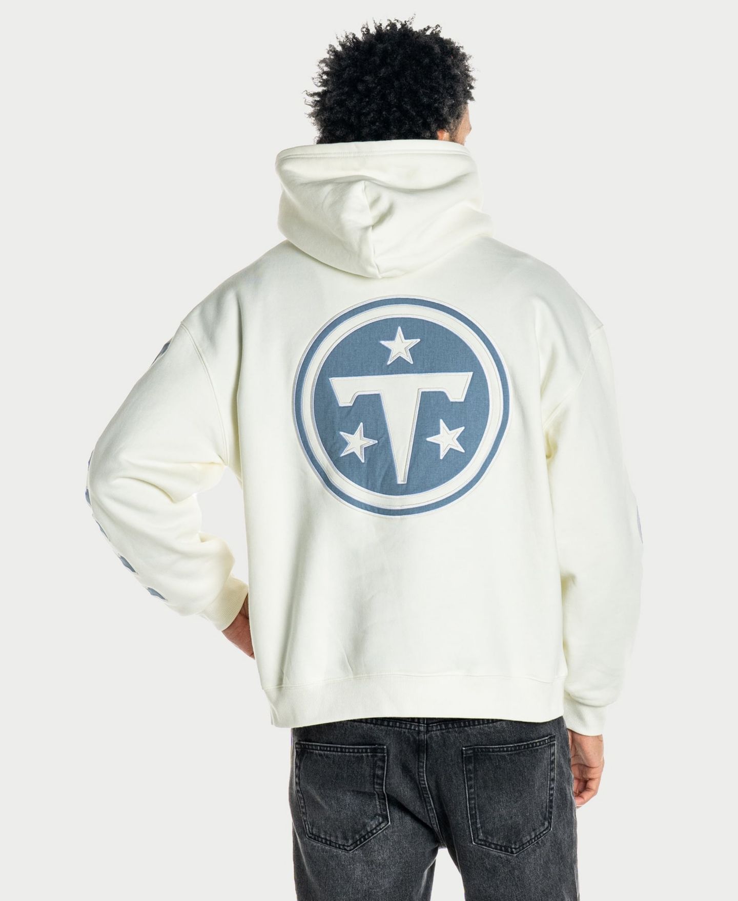 Худи The Wild Collective Cream Tennessee Titans Oversized — фото 2