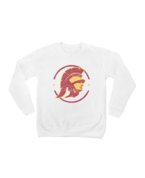 Детская толстовка Gameday Couture White USC Trojans End Zone Pullover