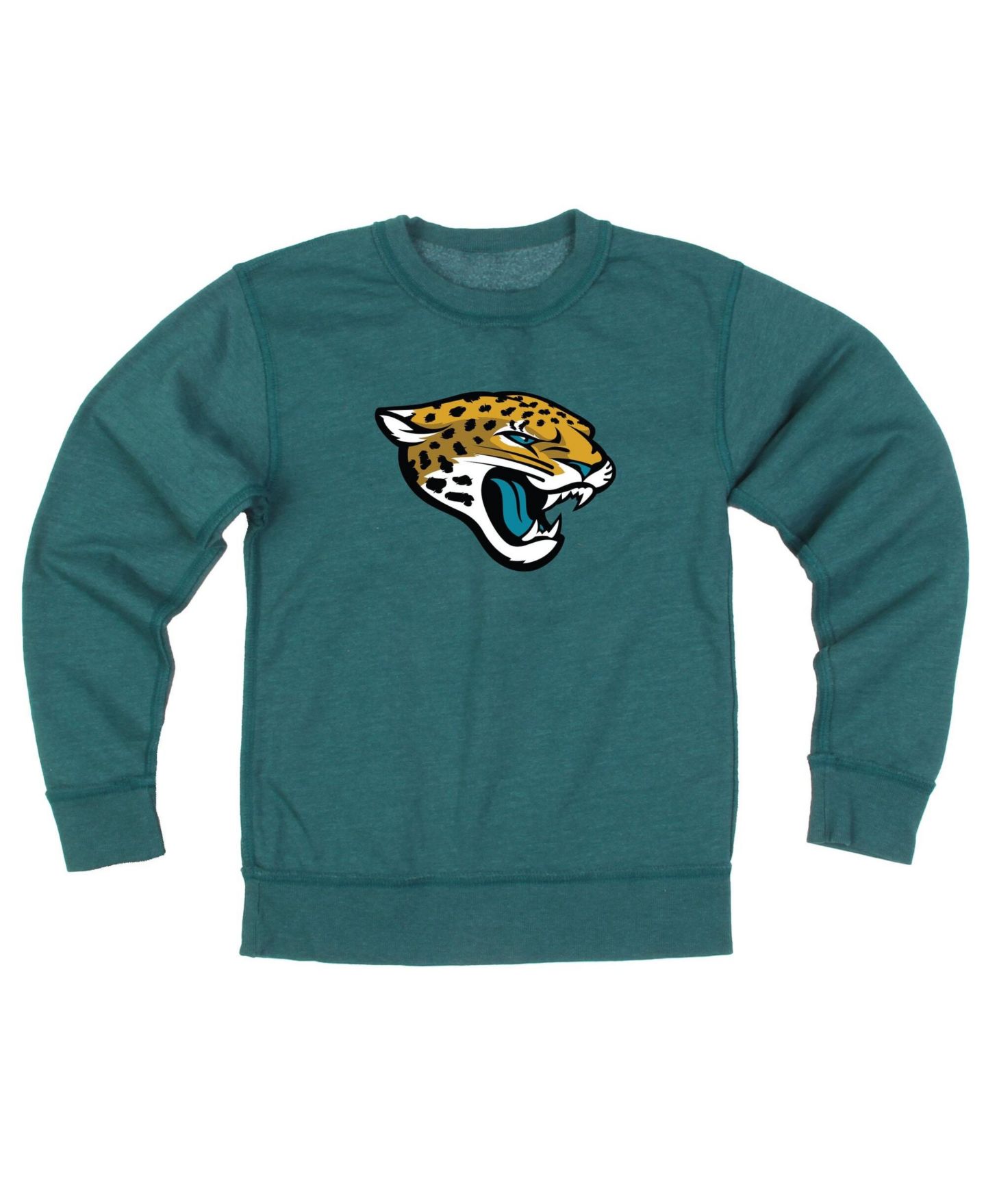 Детская толстовка Wes & Willy Teal Jacksonville Jaguars Reversible Fleece — фото 4