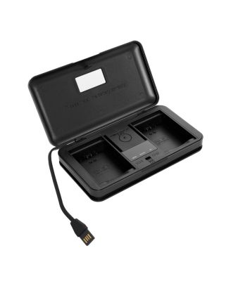 USB LCD Dual Charger Case for Sony NP-FZ100 Battery