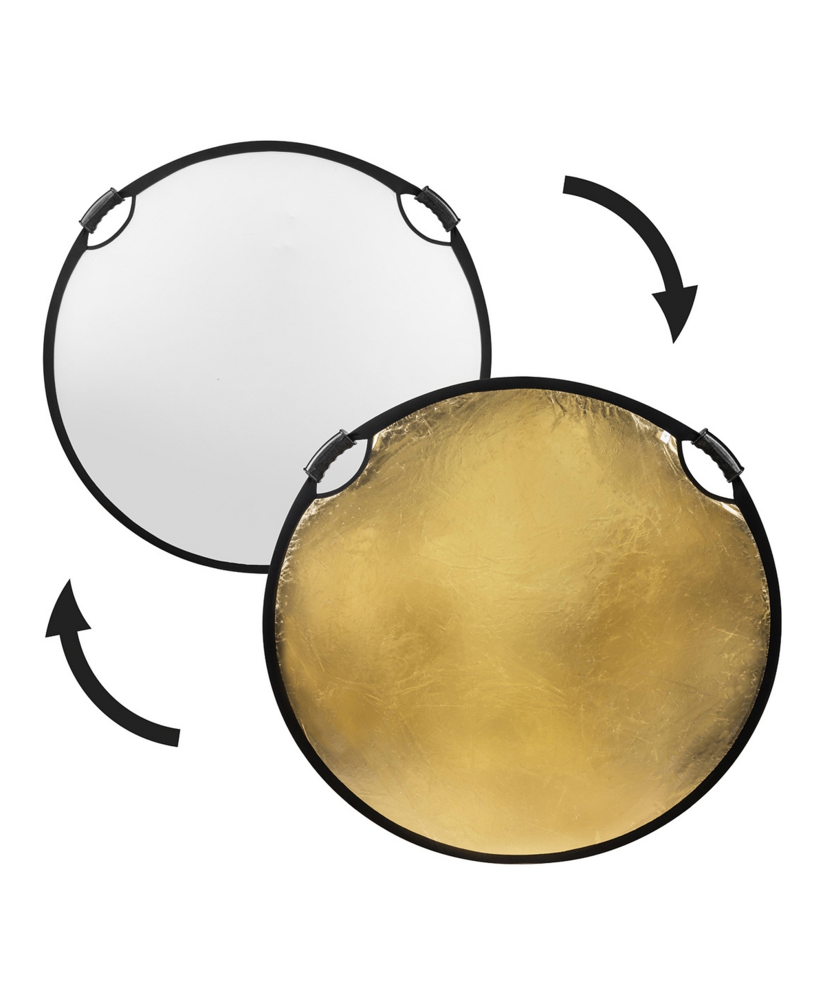 Glow Circular Collapsible 42" Reflector with Handles for Photography