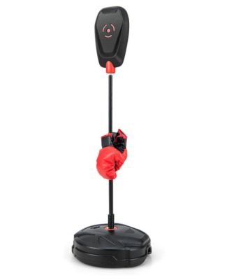 Inflation-Free Boxing set with Punching Bag and Boxing Gloves Quick Rebound Design for 5+ Years Old Kids