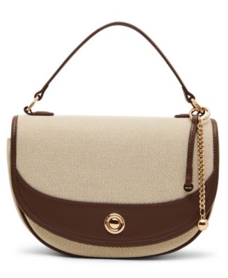 Saddle Crossbody Top Handle Medium Convertible Shoulder Handbag