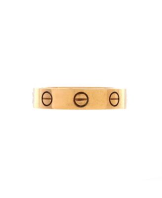 Diamond Love Wedding Band (0.02 ct.) in 18K Rose Gold