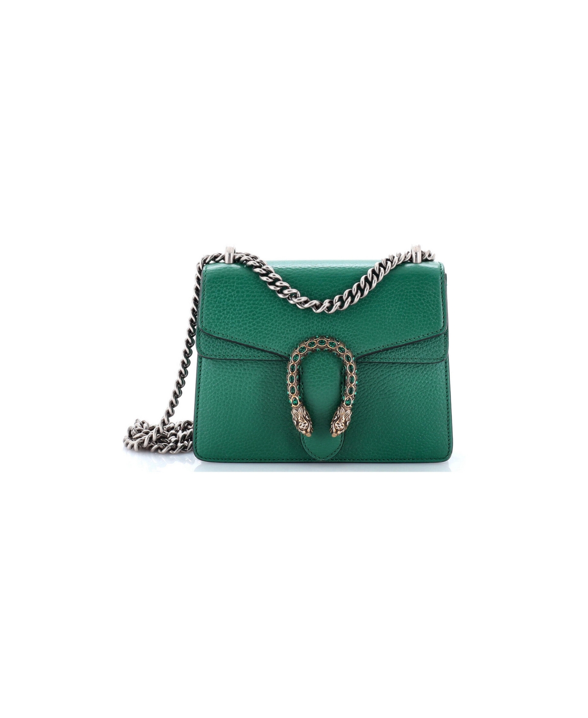 Pre-Owned Gucci Mini Dionysus Bag Leather - Green