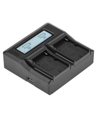 Dual Smart Charger with LCD Screen for Sony L and M Series