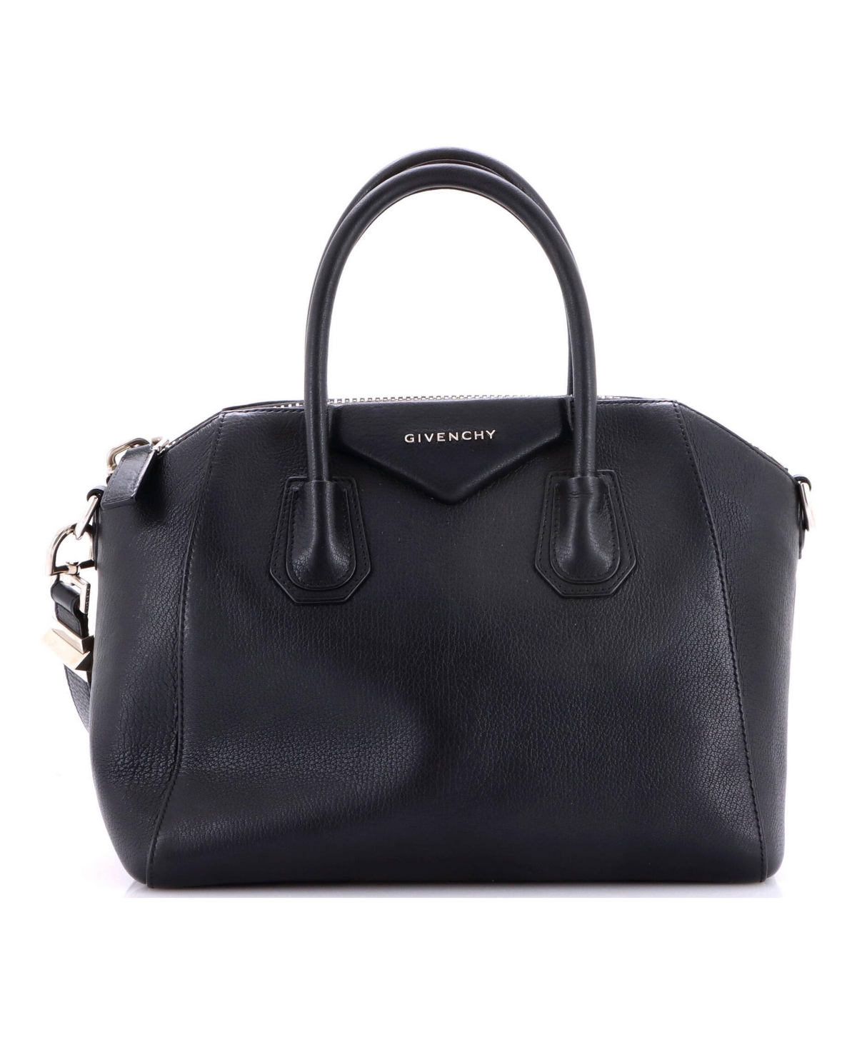 Pre-Owned Givenchy Small Antigona Bag Leather - Black