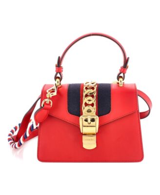 Mini Sylvie Top Handle Bag Leather