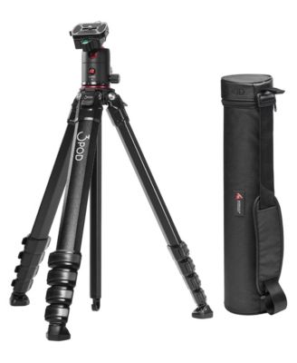 Wander 4-Section Aluminum Travel Tripod with B2 AB Series Ball Head