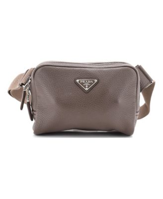 Mini Leather Shoulder Waist Bag Vitello Daino