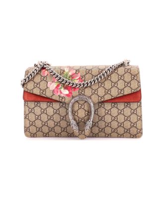 Small Dionysus Bag Blooms Print GG Coated Canvas