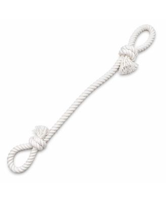 Cotton Dog Rope Tug Toy Extra Long 45 Inch Dual Handle