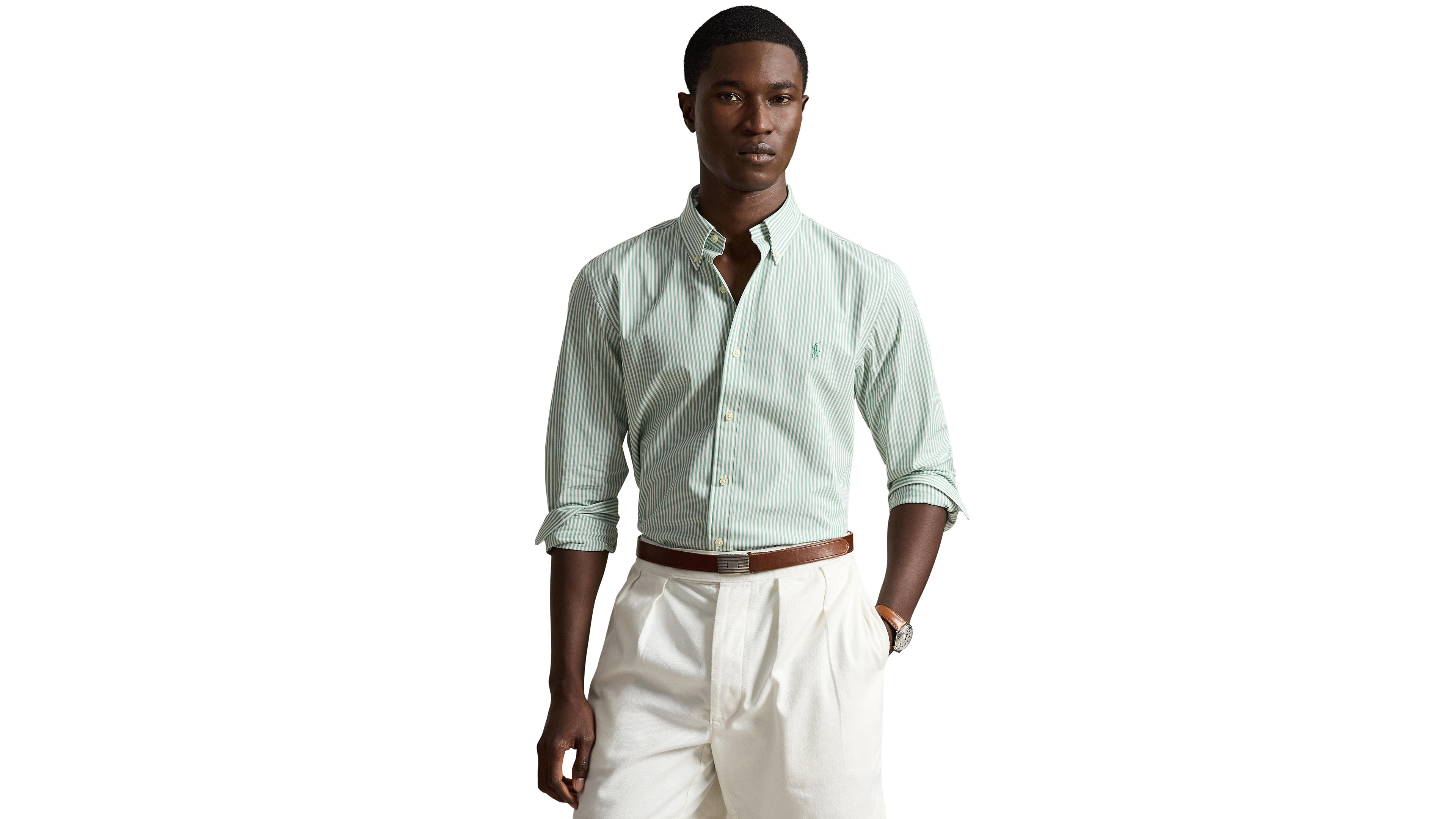 Polo Ralph Lauren Men's Big & Tall Poplin Sport Shirt