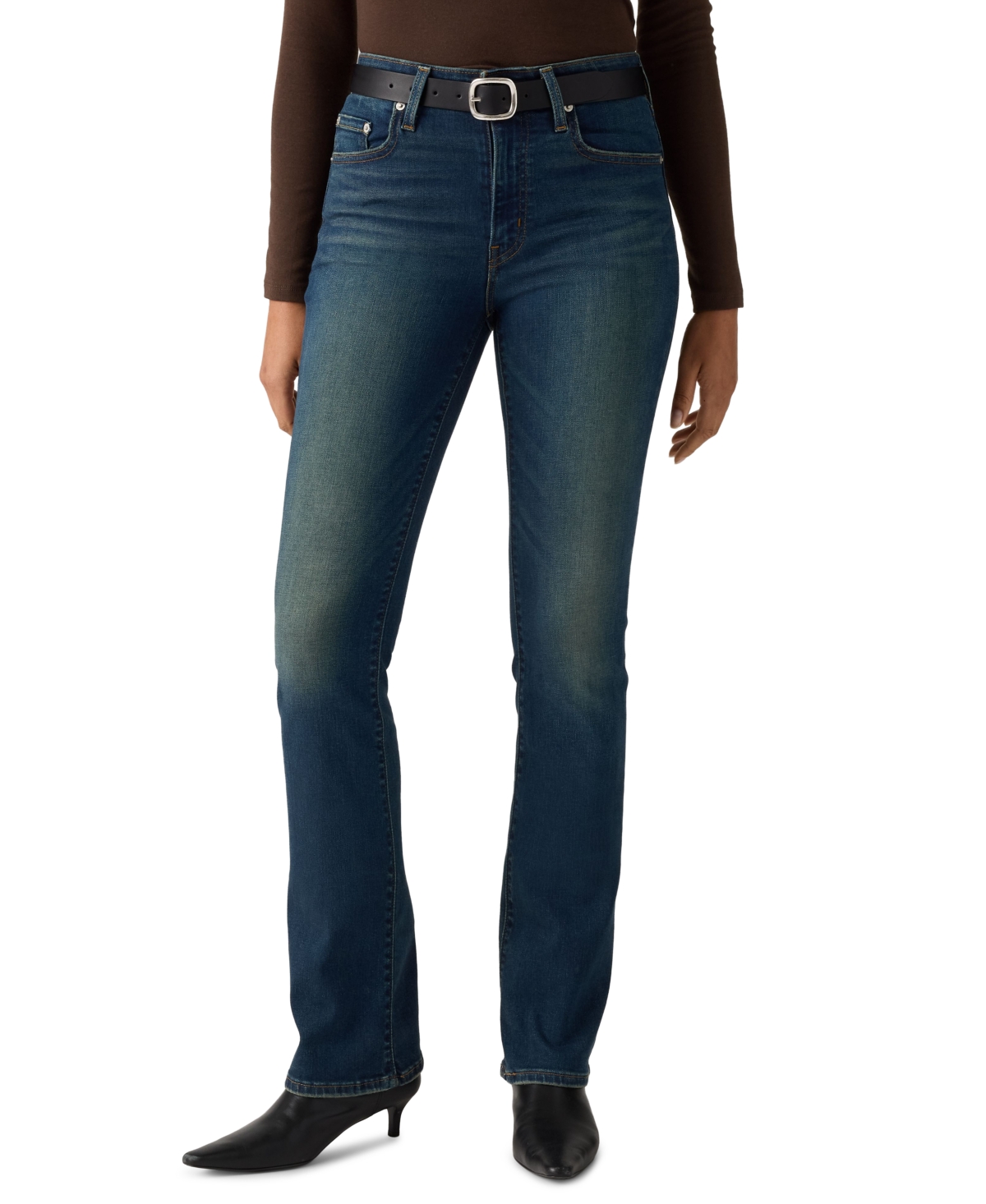 Levi's Women's 725 High Rise Bootcut Stellar Stretch Jeans - Total Grail Str