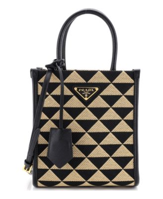 Mini Symbole Shopper Tote Jacquard