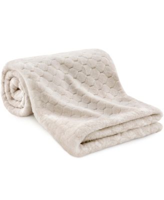 Souffle Fleece Baby Blanket for Boys, Girls, 30x40 Soft Nursery Toddler Blankets for Newborns, Stroller, Car Seat, Travel