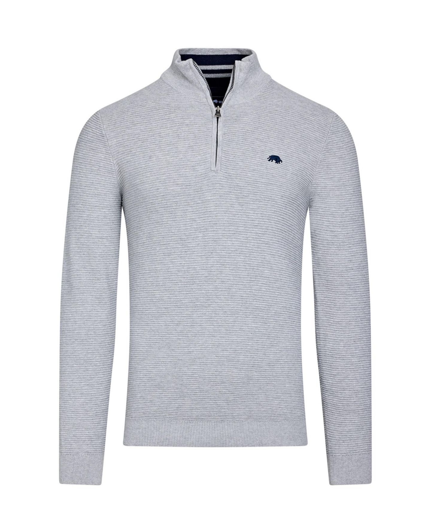 Мужской свитер Raging Bull Ribbed Quarter-Zip, цвет: Серый — фото 7