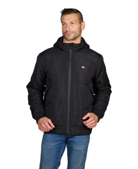 Мужская куртка Dickies Hooded Bomber, цвет: Чёрный