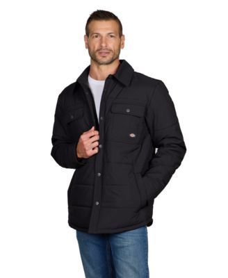 Men's Mechanical Stretch Quilted Fleece-Lined Jacket