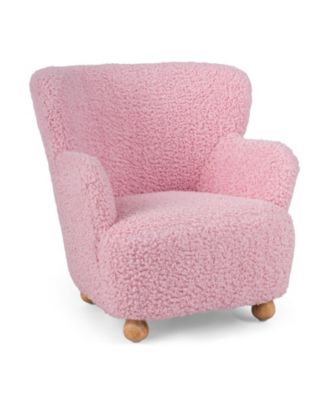 Sherpa Toddler Armchair with Solid Rubber Wood Legs