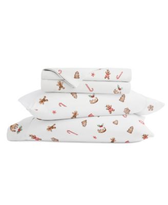 Holiday Pattern 4-Piece Sheet Set, Queen