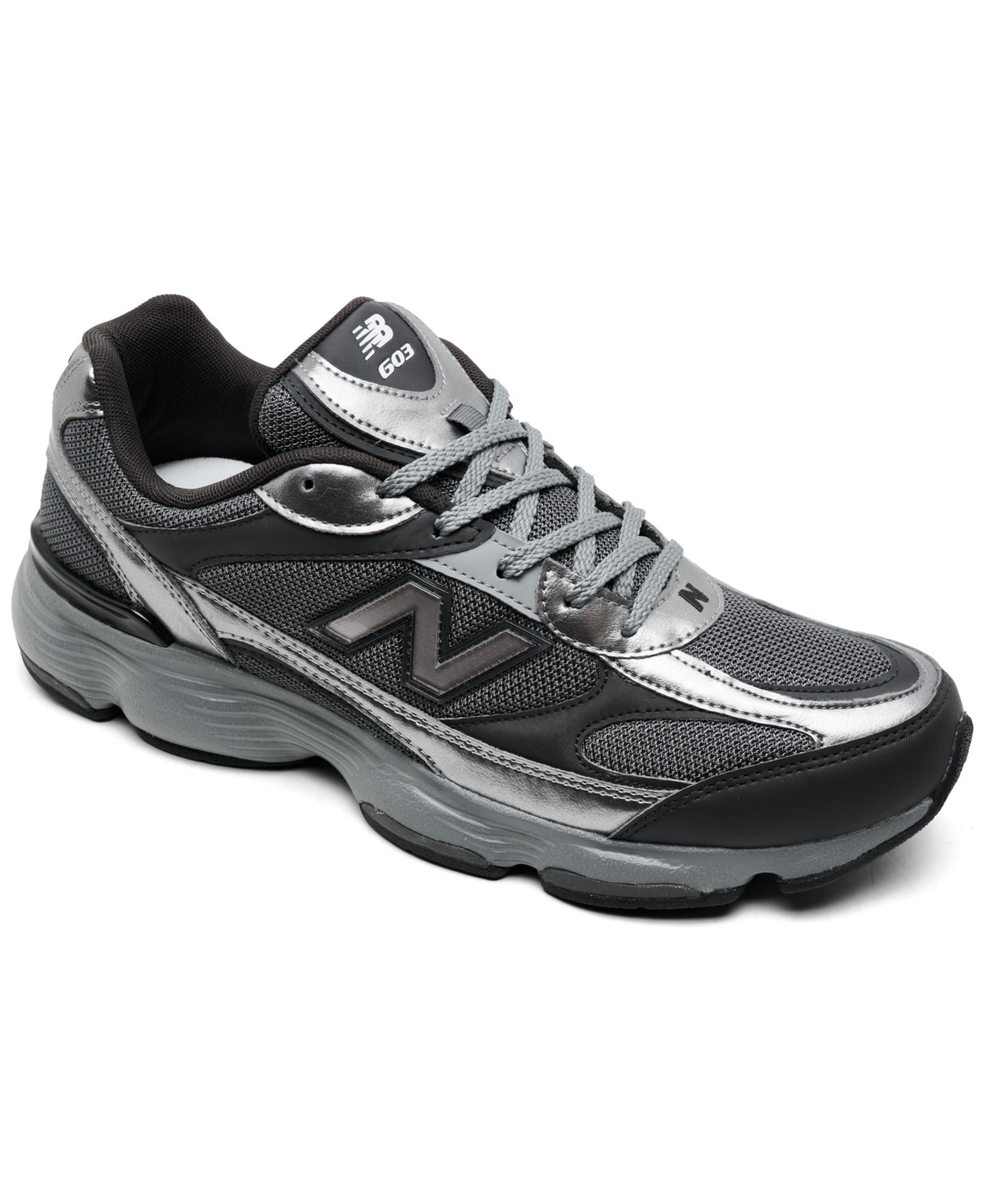 Кроссовки New Balance 603 Casual, цвет: Серый / Чёрный — фото 1