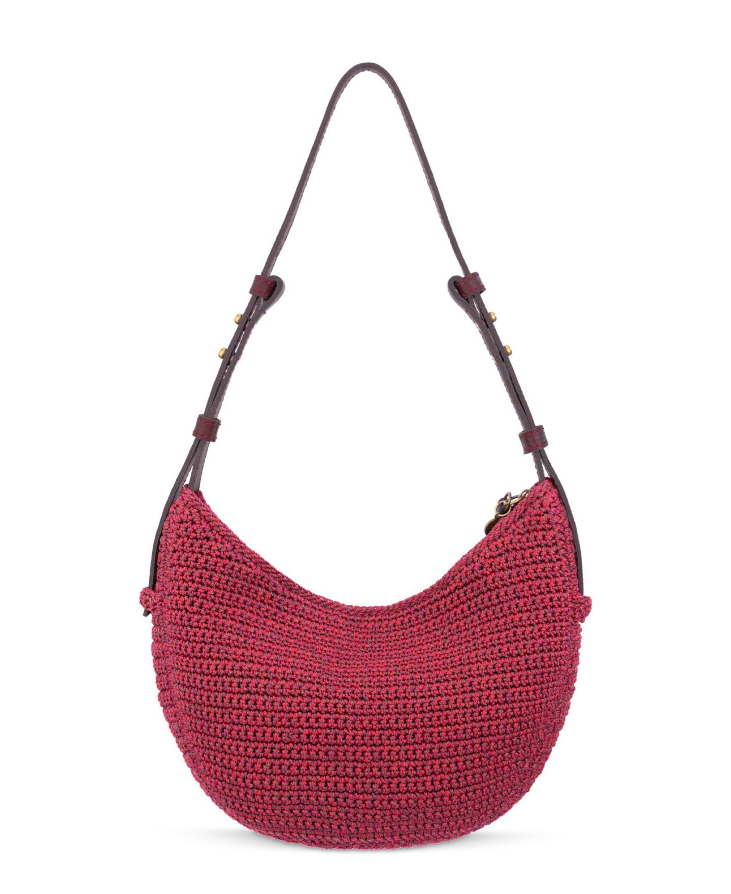 Женская сумка The Sak Tess Hand-Crocheted Medium Shoulder Handbag, цвет: Чёрный вишнёвый — фото 2