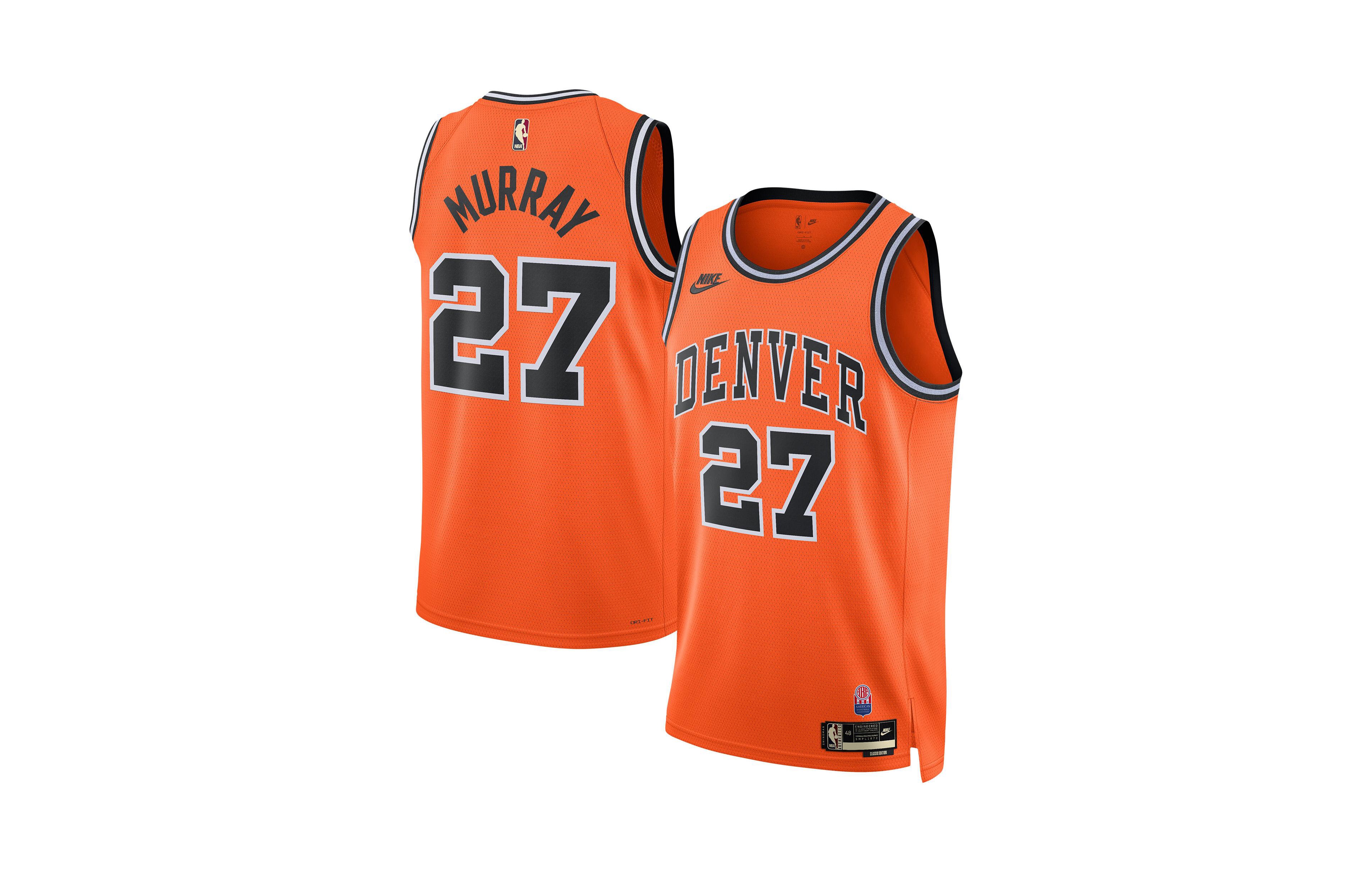 Nike Men's and Women's Jamal Murray Orange Denver Nuggets Classic Edition Swingman Jersey