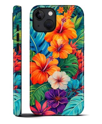 Phone Case Compatible with Apple iPhone Air, 2-Layer Durable, Island Flora