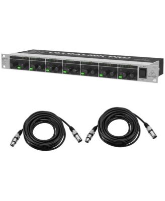 Ultralink pro MX882 V2 8-Ch Splitter/Mixer, with 2x 25' XLR Cable