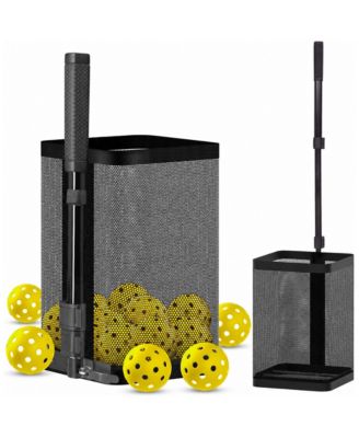Pickleball Ball Retriever Telescopic Handle Holds 40 Balls