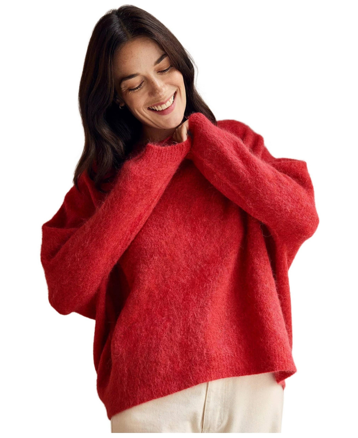 Celtic & Co. Women's Crew Neck Alpaca Sweater
