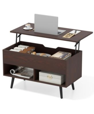 31.5 in Lift-Top Coffee Table with Hidden Storage