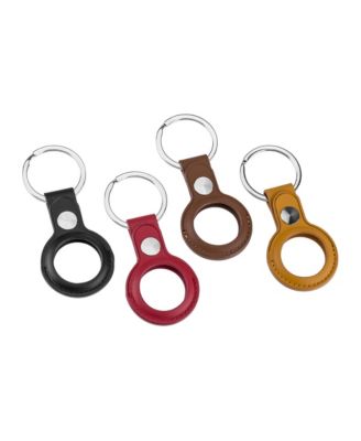 Leather Keychain AirTag Case for AirTags (2021), 4-Pack